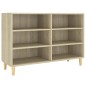 vidaXL Aparador de madera contrachapada roble Sonoma 103,5x35x70 cm vidaXL Aparador de madera contrachapada roble Sonoma 103,5x35x70 cm