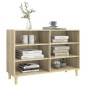 vidaXL Aparador de madera contrachapada roble Sonoma 103,5x35x70 cm vidaXL Aparador de madera contrachapada roble Sonoma 103,5x35x70 cm