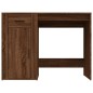 vidaXL Escritorio de madera contrachapada marrón roble 100x49x75 cm
