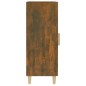 vidaXL Aparador madera de ingeniería roble ahumado 34,5x34x90 cm vidaXL Aparador madera de ingeniería roble ahumado 34,5x34x90 cm