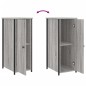 vidaXL Mesitas noche 2 uds madera ingeniería gris Sonoma 32x42x80 cm vidaXL Mesitas noche 2 uds madera ingeniería gris Sonoma 32x42x80 cm