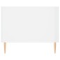 vidaXL Mesa de centro madera contrachapada blanco brillo 90x50x40 cm vidaXL Mesa de centro madera contrachapada blanco brillo 90x50x40 cm