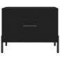 vidaXL Mesa de centro madera contrachapada negro 50x50x40 cm vidaXL Mesa de centro madera contrachapada negro 50x50x40 cm
