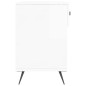 vidaXL Banco zapatero madera de ingeniería blanco brillo 102x35x55 cm vidaXL Banco zapatero madera de ingeniería blanco brillo 102x35x55 cm