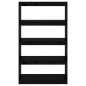 vidaXL Estantería/divisor de espacios madera pino negro 80x30x135,5 cm vidaXL Estantería/divisor de espacios madera pino negro 80x30x135,5 cm