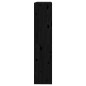 vidaXL Estantería/divisor de espacios madera pino negro 80x30x135,5 cm vidaXL Estantería/divisor de espacios madera pino negro 80x30x135,5 cm