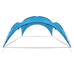 vidaXL Carpa de fiesta arco azul claro 450x450x265 cm
