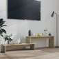 vidaXL Mueble para TV madera contrachapada roble Sonoma 180x30x43 cm vidaXL Mueble para TV madera contrachapada roble Sonoma 180x30x43 cm