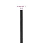 vidaXL Cuerda de barco polipropileno negro intenso 8 mm 100 m vidaXL Cuerda de barco polipropileno negro intenso 8 mm 100 m