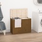 vidaXL Baúl para colada madera maciza pino marrón miel 88,5x44x66 cm vidaXL Baúl para colada madera maciza pino marrón miel 88,5x44x66 cm