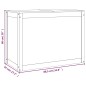 vidaXL Baúl para colada madera maciza pino marrón miel 88,5x44x66 cm vidaXL Baúl para colada madera maciza pino marrón miel 88,5x44x66 cm