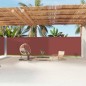 vidaXL Toldo lateral retráctil marrón 200x1200 cm vidaXL Toldo lateral retráctil marrón 200x1200 cm