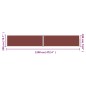 vidaXL Toldo lateral retráctil marrón 200x1200 cm vidaXL Toldo lateral retráctil marrón 200x1200 cm