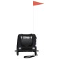 vidaXL Remolque de bicicleta mascotas hierro tela Oxford negro vidaXL Remolque de bicicleta mascotas hierro tela Oxford negro