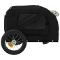 vidaXL Remolque de bicicleta mascotas hierro tela Oxford negro vidaXL Remolque de bicicleta mascotas hierro tela Oxford negro