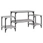 vidaXL Mueble para TV madera contrachapada gris Sonoma 117x35x52 cm