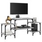 vidaXL Mueble para TV madera contrachapada gris Sonoma 117x35x52 cm