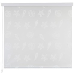 vidaXL Persiana enrollable de ducha estrella de mar 80x240 cm