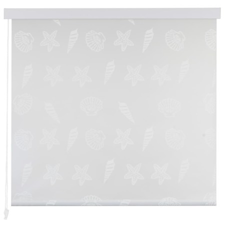 vidaXL Persiana enrollable de ducha estrella de mar 80x240 cm