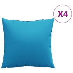 vidaXL Cojines decorativos 4 uds tela verde 60x60 cm