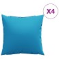 vidaXL Cojines decorativos 4 uds tela verde 60x60 cm vidaXL Cojines decorativos 4 uds tela verde 60x60 cm