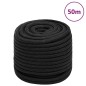 vidaXL Cuerda de barco polipropileno negro intenso 16 mm 50 m vidaXL Cuerda de barco polipropileno negro intenso 16 mm 50 m