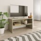 vidaXL Mueble de TV madera contrachapada roble Sonoma 80x40x40cm vidaXL Mueble de TV madera contrachapada roble Sonoma 80x40x40cm