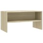 vidaXL Mueble de TV madera contrachapada roble Sonoma 80x40x40cm vidaXL Mueble de TV madera contrachapada roble Sonoma 80x40x40cm
