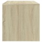 vidaXL Mueble de TV madera contrachapada roble Sonoma 80x40x40cm vidaXL Mueble de TV madera contrachapada roble Sonoma 80x40x40cm