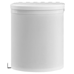vidaXL Papelera de cocina empotrada plástico 12 L
