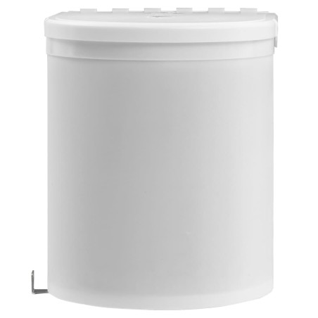 vidaXL Papelera de cocina empotrada plástico 12 L