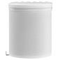 vidaXL Papelera de cocina empotrada plástico 12 L