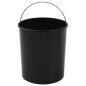 vidaXL Papelera de cocina empotrada plástico 12 L