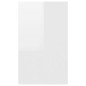 vidaXL Aparador con 3 cajones contrachapado blanco brillo 120x41x75 cm vidaXL Aparador con 3 cajones contrachapado blanco brillo 120x41x75 cm