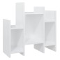 vidaXL Armario auxiliar madera contrachapada blanco brillo 60x26x60 cm vidaXL Armario auxiliar madera contrachapada blanco brillo 60x26x60 cm