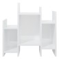 vidaXL Armario auxiliar madera contrachapada blanco brillo 60x26x60 cm vidaXL Armario auxiliar madera contrachapada blanco brillo 60x26x60 cm