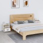 vidaXL Mesitas de noche 2 uds madera maciza pino blanco 40x34x45 cm vidaXL Mesitas de noche 2 uds madera maciza pino blanco 40x34x45 cm