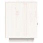 vidaXL Mesitas de noche 2 uds madera maciza pino blanco 40x34x45 cm vidaXL Mesitas de noche 2 uds madera maciza pino blanco 40x34x45 cm