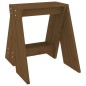 vidaXL Taburetes 2 uds madera maciza de pino marrón miel 40x40x45 cm vidaXL Taburetes 2 uds madera maciza de pino marrón miel 40x40x45 cm