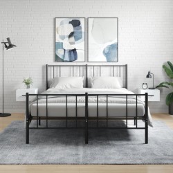 vidaXL Mesitas de noche de pared 2 uds blanco 35x35x20 cm