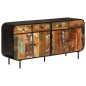 vidaXL Aparador de madera maciza reciclada y metal 140x35x70 cm vidaXL Aparador de madera maciza reciclada y metal 140x35x70 cm