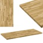 vidaXL Tablero de mesa rectangular madera maciza roble 44 mm 100x60 cm vidaXL Tablero de mesa rectangular madera maciza roble 44 mm 100x60 cm