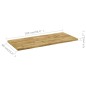 vidaXL Tablero de mesa rectangular madera maciza roble 44 mm 100x60 cm vidaXL Tablero de mesa rectangular madera maciza roble 44 mm 100x60 cm