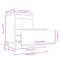vidaXL Mesita de noche madera maciza de pino marrón miel 60x34x51 cm vidaXL Mesita de noche madera maciza de pino marrón miel 60x34x51 cm