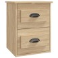 vidaXL Mesita de noche de pared color roble Sonoma 41,5x36x53 cm vidaXL Mesita de noche de pared color roble Sonoma 41,5x36x53 cm