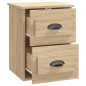vidaXL Mesita de noche de pared color roble Sonoma 41,5x36x53 cm vidaXL Mesita de noche de pared color roble Sonoma 41,5x36x53 cm