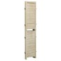 vidaXL Biombo de 3 paneles de madera maciza de paulownia 105x165 cm vidaXL Biombo de 3 paneles de madera maciza de paulownia 105x165 cm