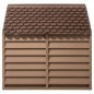 vidaXL Caseta para perros polipropileno marrón 86x84x82 cm vidaXL Caseta para perros polipropileno marrón 86x84x82 cm