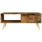 vidaXL Mesa de centro madera ingeniería roble ahumado 100x49,5x43 cm vidaXL Mesa de centro madera ingeniería roble ahumado 100x49,5x43 cm