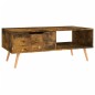 vidaXL Mesa de centro madera ingeniería roble ahumado 100x49,5x43 cm vidaXL Mesa de centro madera ingeniería roble ahumado 100x49,5x43 cm